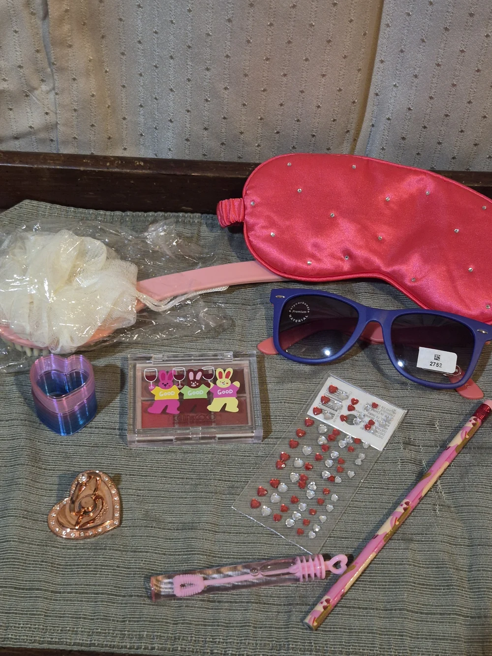 Kids Pink & Purple Aesthetic Accessories Bundle Lot - Y2K Dress Up Gift Set